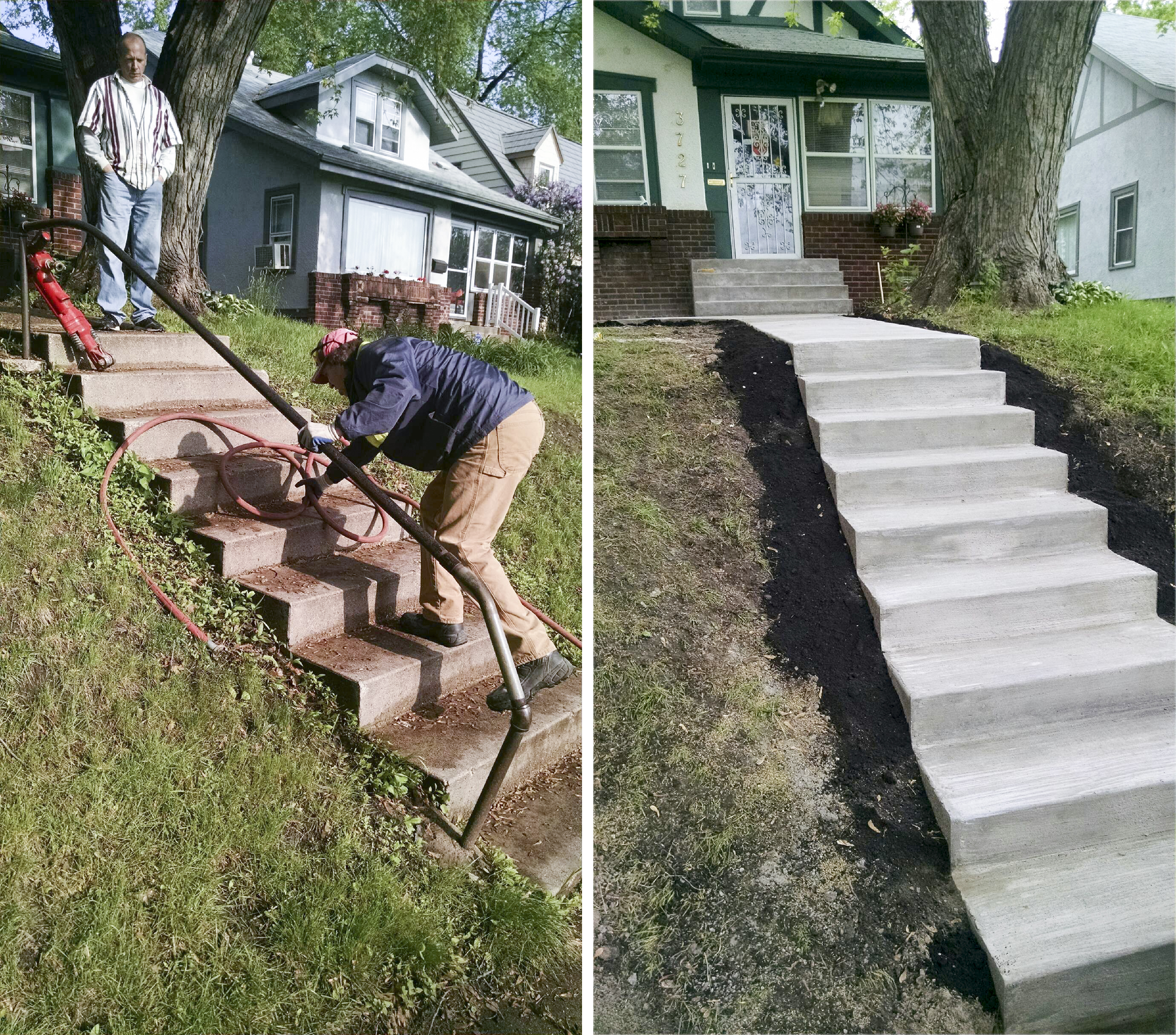 Poured Concrete Stairwell